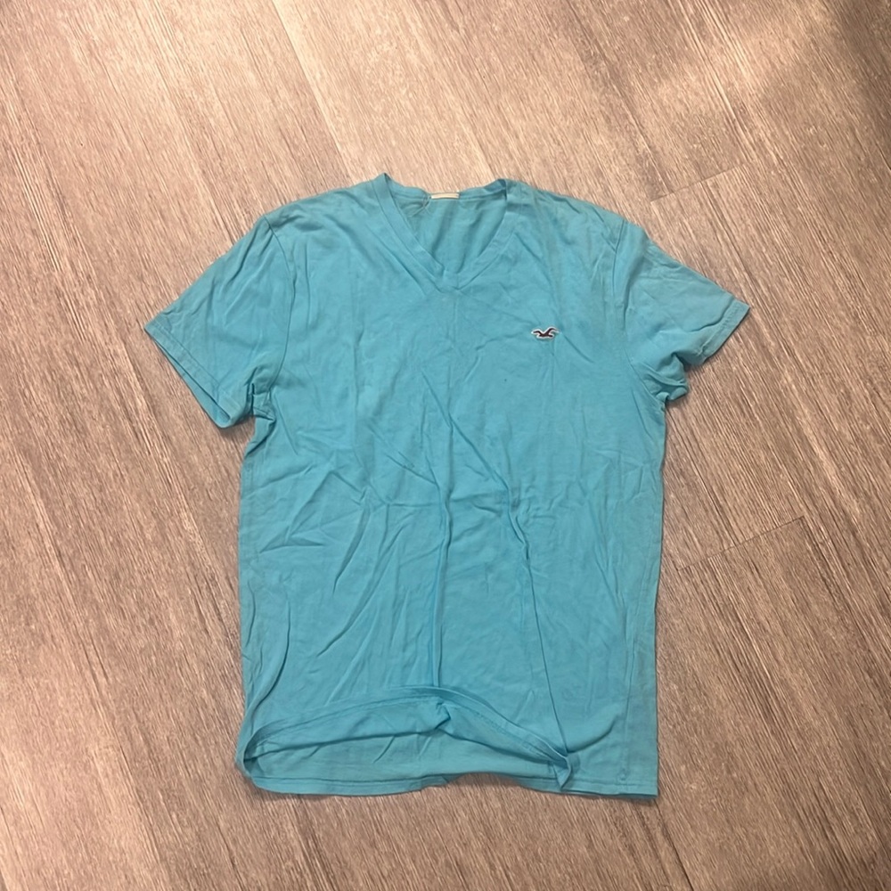 Hollister blue shirt